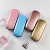 Portable Cream Colored Glasses Case Cute Sunglasses Myopia Glasses Storage Box Travel Student Simple Sunglasses Box Storage Box
