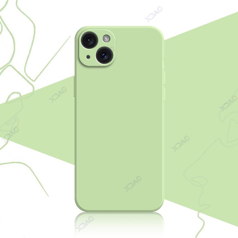 Роскошный мягкий чехол для iPhone 14 15 Pro Max Plus 5G 360 Edge защитный жидкий силиконовый корпус для мобильного телефона