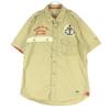 Beauty Products Embroidery Short Sleeve Military Shirt Men's Used