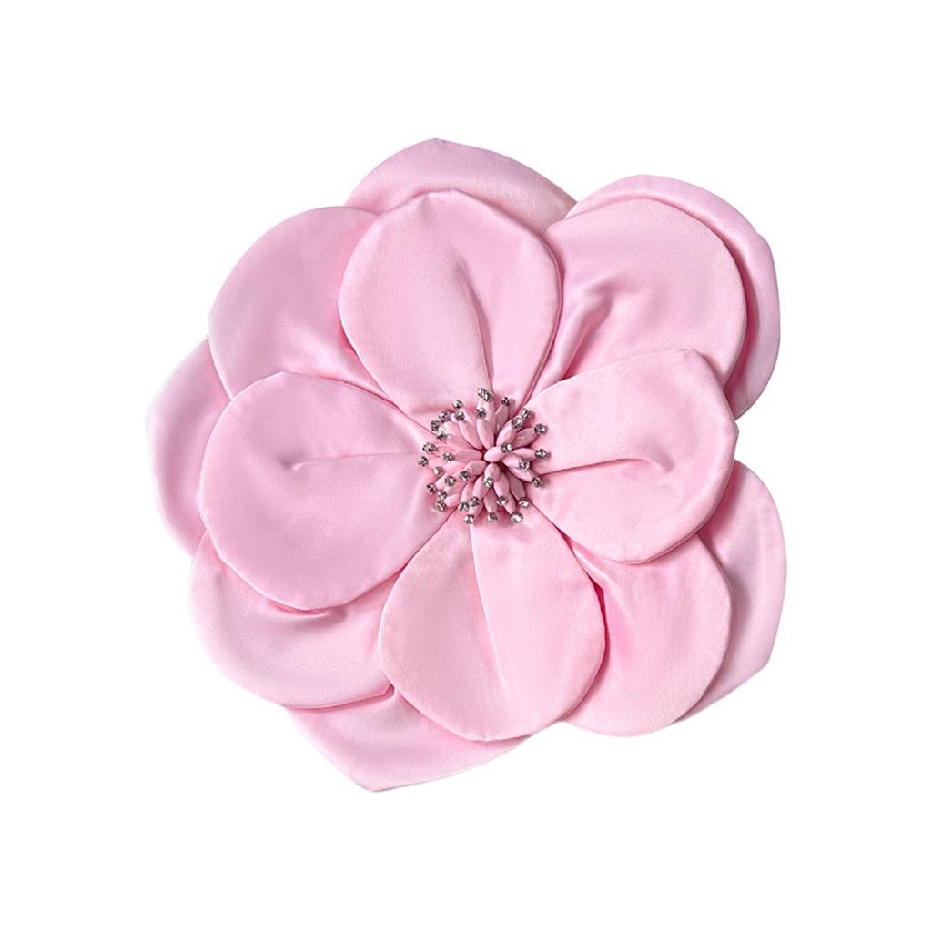 Многослойная мягкая ткань, большая брошь-цветок, стильная заколка для платьев и топов, цветочный корсаж, аксессуар для вечеринки