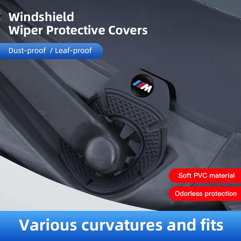 BBIH8 2026New Car Windshield Wiper Hole Protective Cover Decoration Keychain For BMW X1 X2 X3 X5 X4 X6 X7 iX3 F20 F10 F07 E70 E46 E90