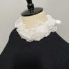 Multi-Layer Mesh Lace Ruff Collar Decorative Collar, False Collar