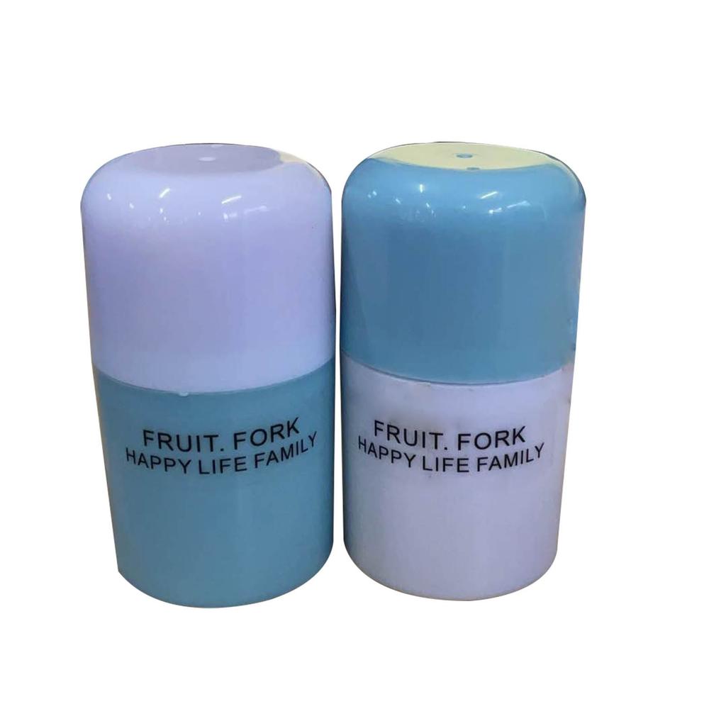 Disposable Fruit Forks, Food-grade Fruit Picks, Plastic Two-toothed Household Cake And Dessert Forks, Small Forks For Pastries