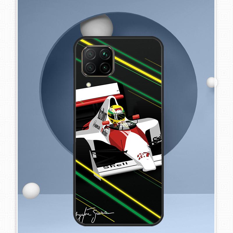 Чехол Ayrton Senna F1 для Huawei Nova Y91 Y60 Y70 Y72 Y90 Y61 12s 12i 11i 8i 10 9 SE P20 P40 Lite P30 P60 Pro