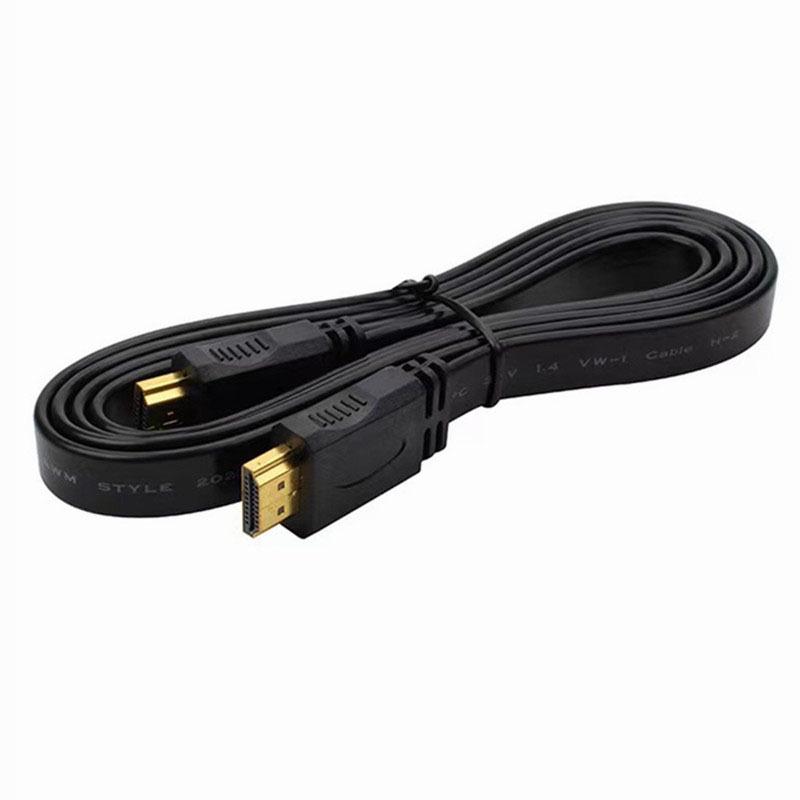 Плоский HDMI-кабель 1,5 м - Поддерживает дисплей монитора 1080P HD