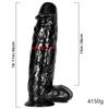 Супер огромный фаллоимитатор 46 см, реалистичный пенис для взрослых, секс-игрушка, большой черный член, анальная пробка, мастурбатор, БДСМ, привязка, женское доминирование