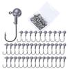 Goture Jig Head Fishing Hooks for Chinning and 30 with Case Set, Rockfishing, 14g, Hooks,