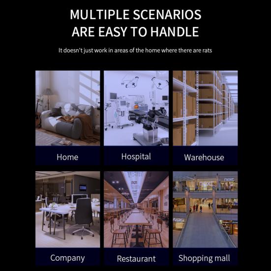 Yousheng Smart Ultrasonic Pest Repeller Insect Rodent Ultra-High Frequency Pulse Waves UK Plug Indoor Mouse Control Device Insect Repeller