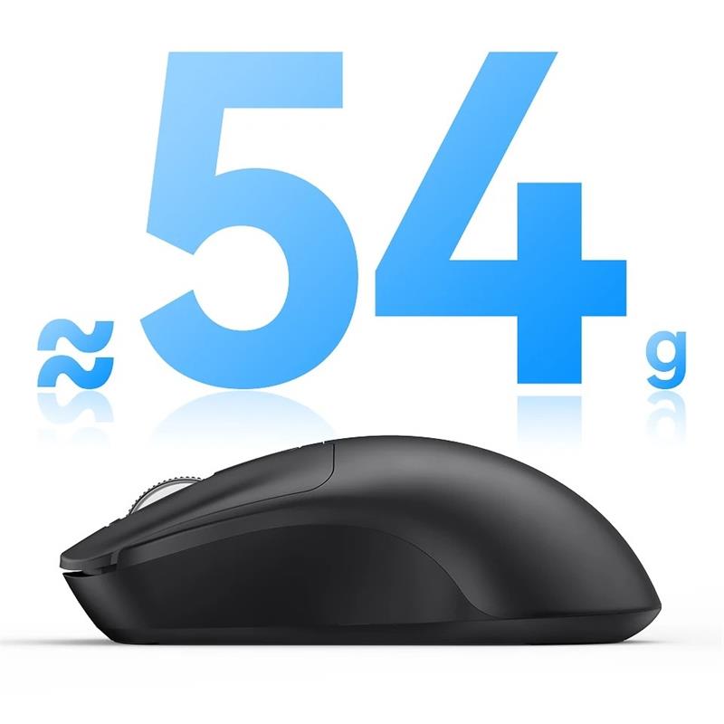 Оригинальная беспроводная мышь Meizu MBlue M205 с двумя режимами Bluetooth и USB, кнопка отключения звука 1200 точек на дюйм, подходит для ноутбуков MacBook Windows, черная