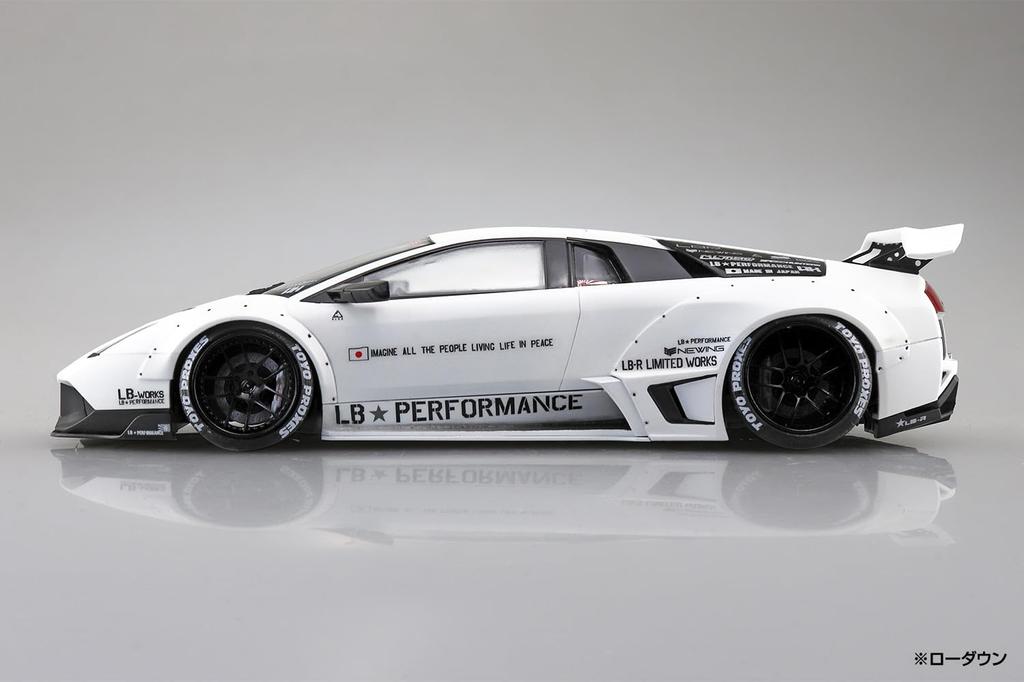 Пластиковая модель Aoshima Bunka Kyozaisha Liberty Walk Series LB Works Lamborghini Murcielago 1/24 No.20 Ver.1