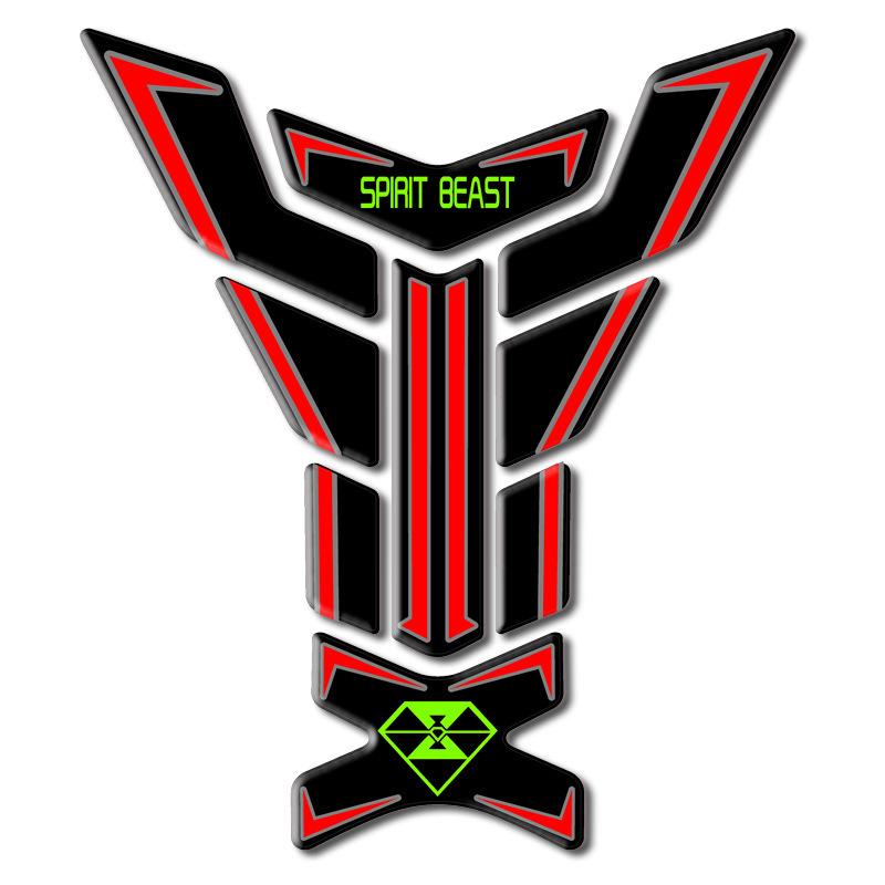 3D светоотражающая наклейка для мотоцикла, защитная наклейка для топливного бака, наклейка для Honda KTM Yamaha