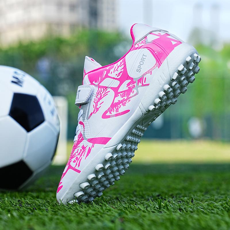 Kids Soccer Shoes Society FG School Football Boots Cleats Grass Sneakers Boys Girls Outdoor Athletic Training Sports Footwear