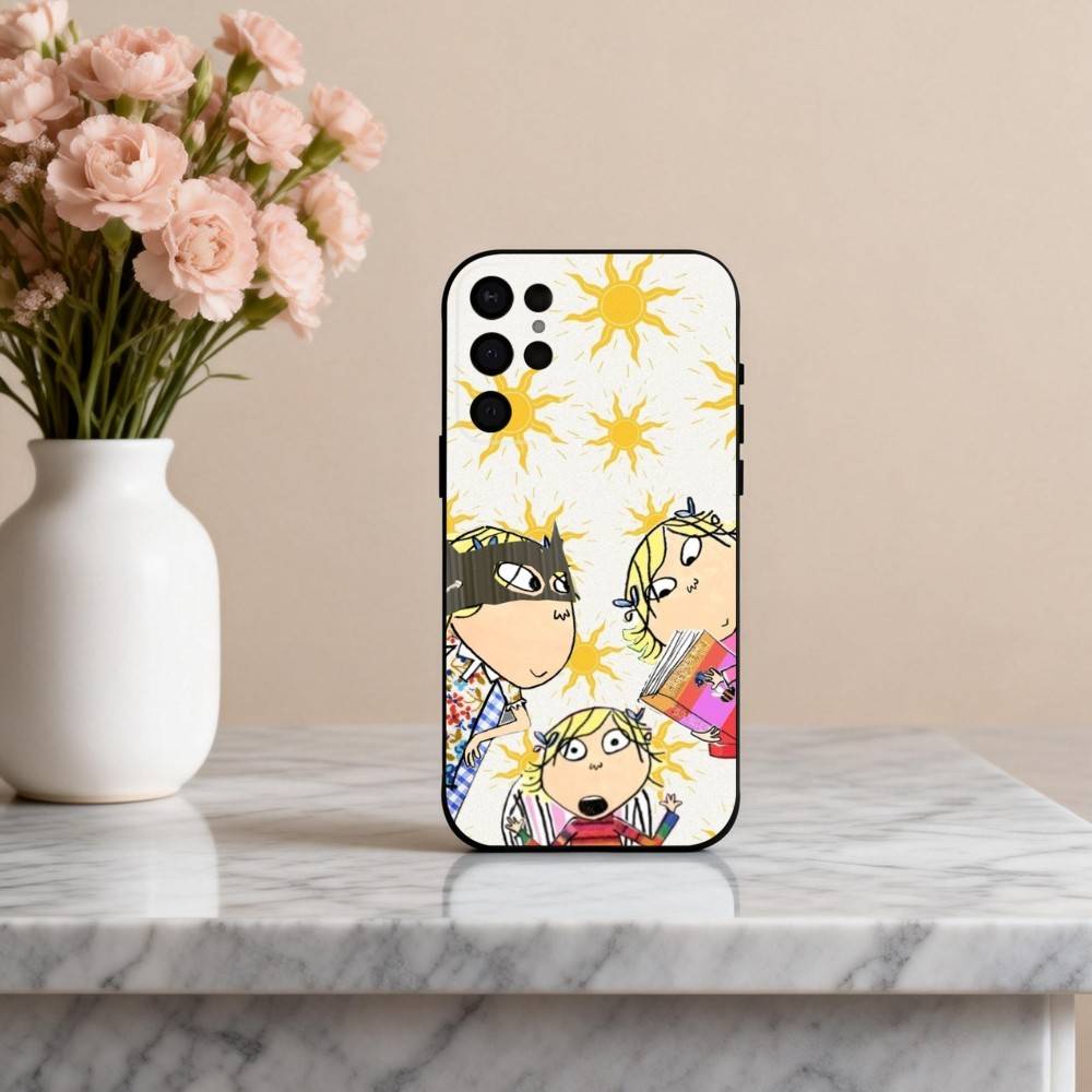C-Charlie-E and L-Lola-A Phone Case For Samsung S25,S24,S21,S22,S23,S30,Ultra,S20,Plus,Others Soft Black Cover