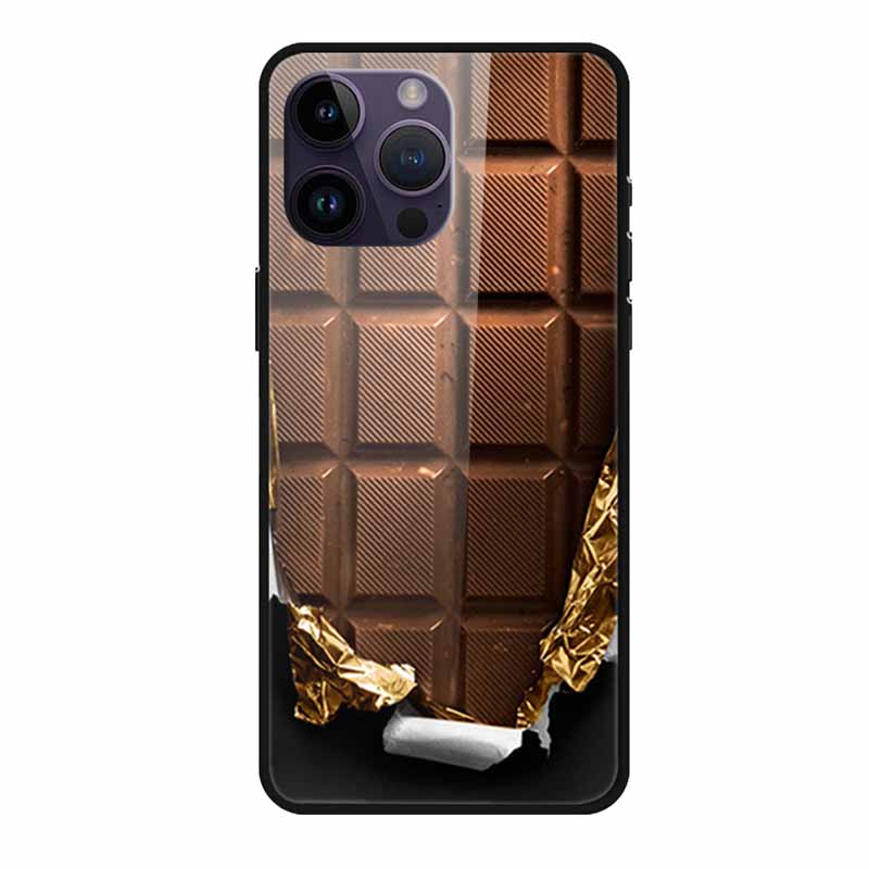 Glass Back Cover For iphone 16 Pro Max Phone Case Soft Bumper Hard Tempered Glass Case For iphone 15 Pro Max Case Funda Shell
