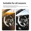 For KIA Carbon Fiber Steering Wheel Trim Non slip Durable Split Wheel Protector Stinger Optima Cerato Soul Venga Forte Spectra nvhs30