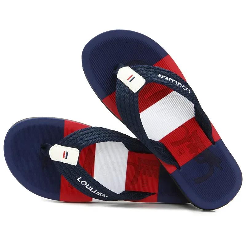 Men High Quality Flip Flops Men Beach Slippers Fashion Outdoor Flip Flops Casual Breathable Slippers for Men New Sandals 2024