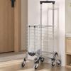 Cart Lightweight Foldable Shopping for Market Runs, Parcel Transport