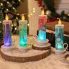 Yousheng рождественские маленькие свечи светодиодные электронные свечи с милыми рождественскими узорами настольные украшения