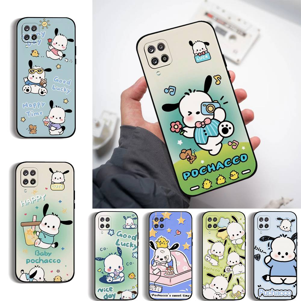 Милый Мультяшный Пес P-Pochacco Чехол для Телефона Samsung Galaxy S21 S22 S23 S24ULTRA S25ULTRA FE Ultra Plus5G A52S S26 Мягкий Чехол