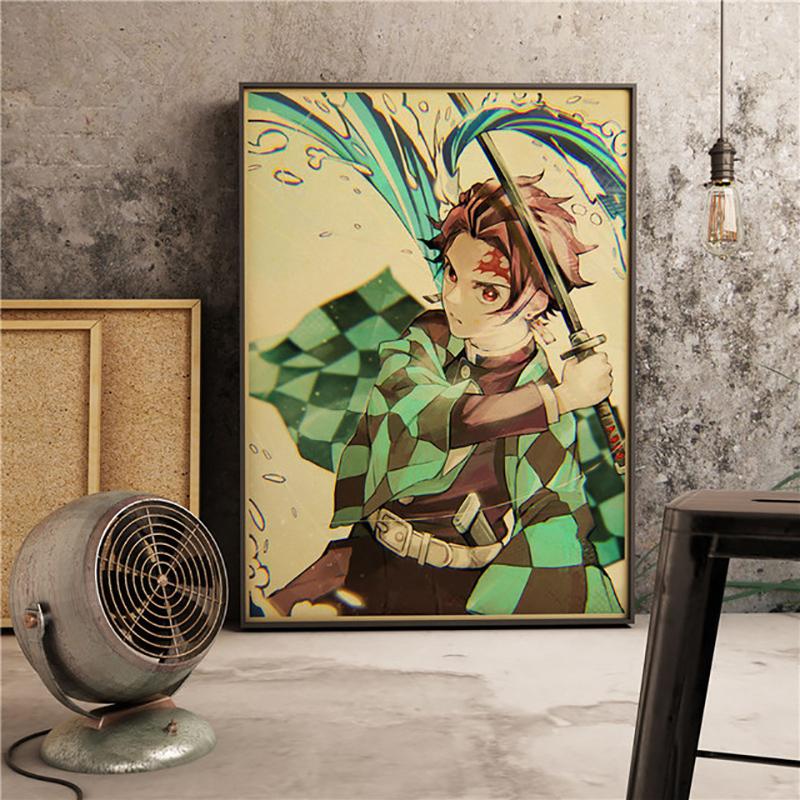 5D DIY Demon Slayer: Kimetsu No Yaiba Cross Stitch Rhinestones Diamond Drawing Embroidery Mosaic Home Decor
