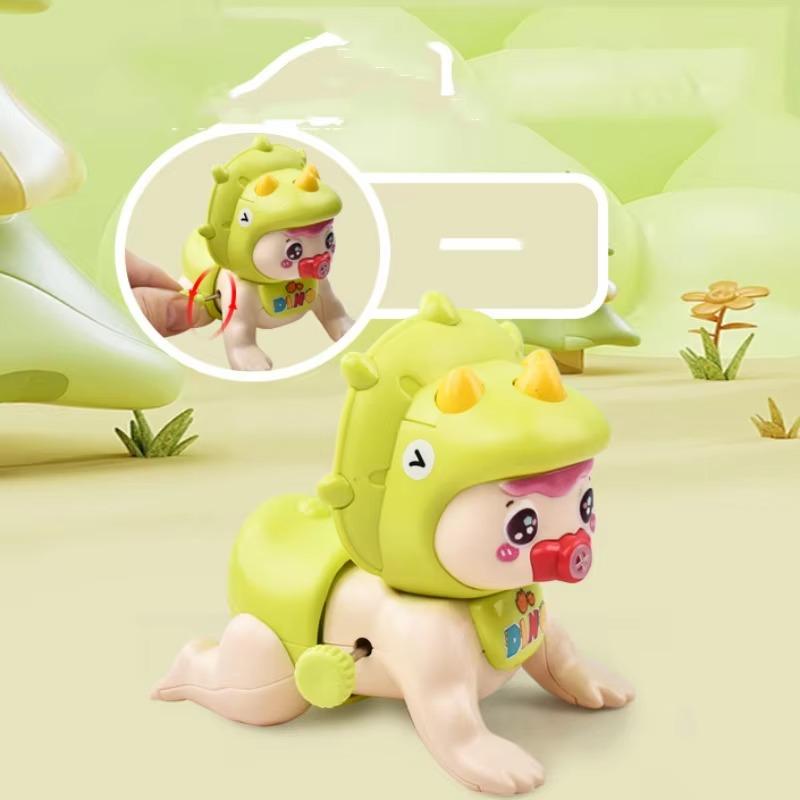 Игрушки для обучения ползанию для малышей 1 шт. заводной свисток динозавра ползающая кукла заводные ползающие животные детские игрушки