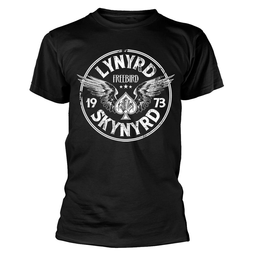 Lynyrd Skynyrd Унисекс Взрослая Хлопковая Футболка Freebird Â´73 Wings