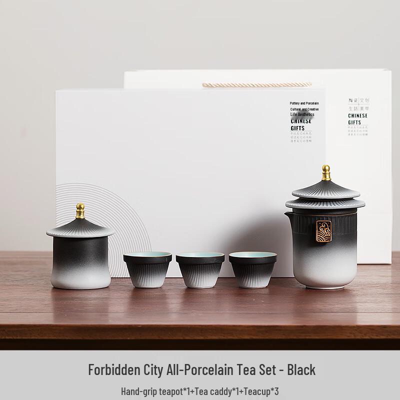 SHIJIANA Palace Style Portable Travel Tea Set