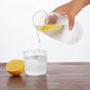 with Lid Cool Water Pitcher 850ml Beverage Container Easy Clean Clear Glass Water Kettle  Kitchen