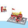 Multicolor Simulation Brick Houses Kit Plastic Assemble Toy  Educational Toy