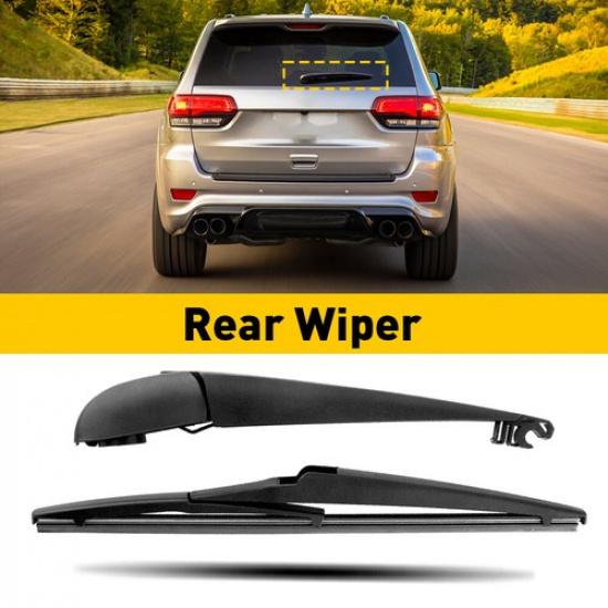 Rear Windshield Back with Blade Set Wiper Arm For Jeep 2011-2017 Grand Cherokee