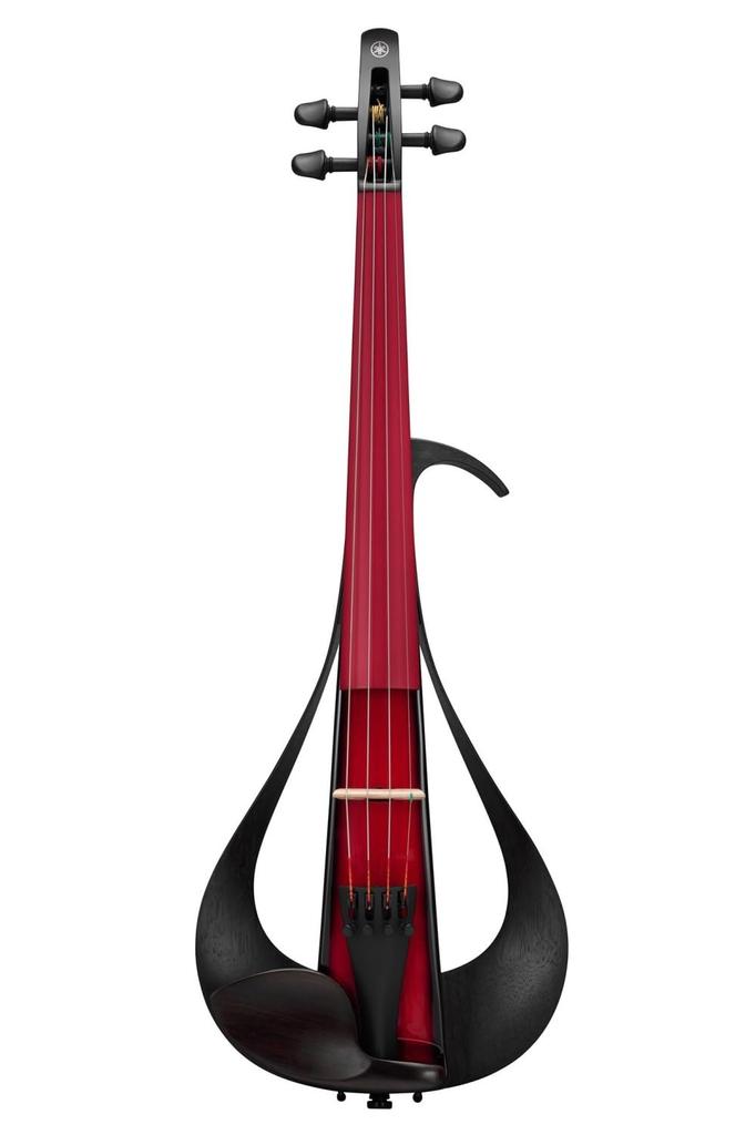 YAMAHA YEV104PRO DR Электрическая скрипка, Темно-красная, Богатый резонанс, Резонанс корпуса, Высокая играбельность, Сценическое выступление