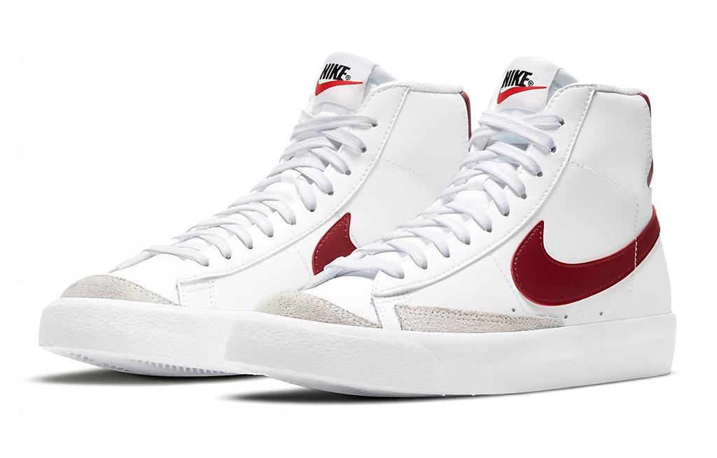 Nike Кроссовки Blazer Mid 77 White Team Red GS DA4086-102