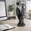 3D-печатная фигурка ангела Изысканное ангельское украшение Декор для книжной полки Крылатая скульптура Дом