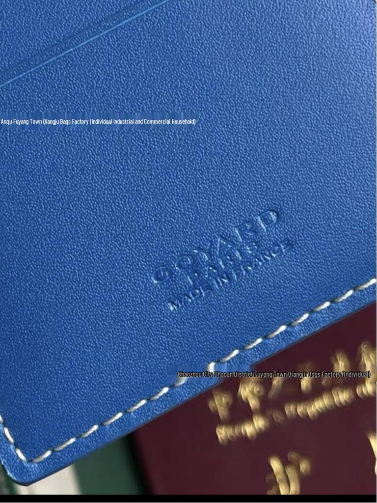 Goya Unisex Passport Holder & Travel Organizer - Protective Dogtooth Cover & Wallet