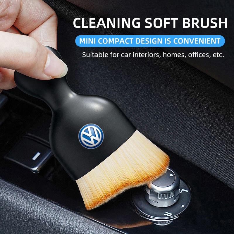 For VW Microfiber Cleaning Rag Cloth Car Wash Towel For VW Volkswagen Passat Touran Car Interior Cleaning Soft Brush Interior Mouldings zs2