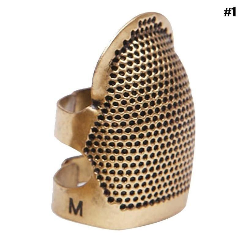 Thimble Sewing Press-fit Thimble Finger Sleeve Household Adjustable Thimble Ferrule Metal