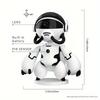 Space Robot Design High Definition WiFi Home Surveillance Camera - PIR Motion Detection, Two-way Audio, Long Battery Life, Remote Viewing and Alarm