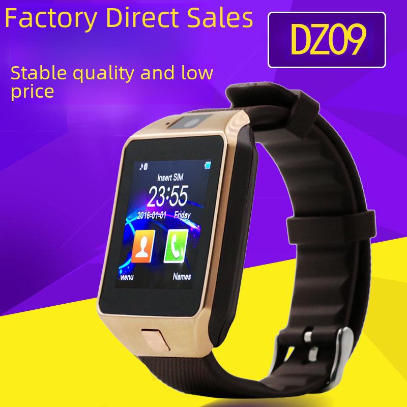 Умные часы DZ09 Bluetooth для детей с шагомером и совместимостью с SIM-картой