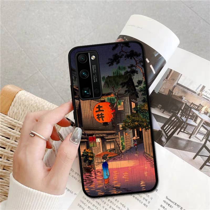 Чехол для телефона в японском стиле Art Japan для Huawei Honor V30 30 9X 7A Pro View 20 10 9 Lite 10I 8C 8X 5A Play Cover