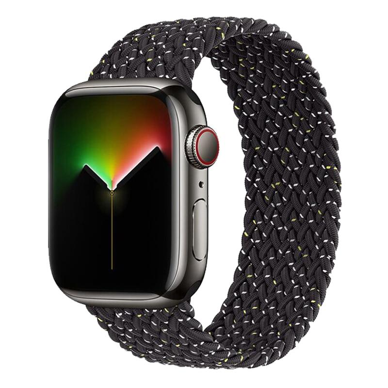 Плетеный ремешок из нейлоновой ткани Solo Loop для Apple Watch Band 44 мм 40 мм 38 мм 42 мм эластичный браслет для Iwatch Series 6 SE 5 4 3