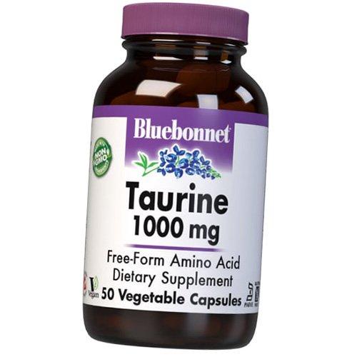 Таурин, Taurine 1000, Bluebonnet Nutrition 50вегкапс (27393003)