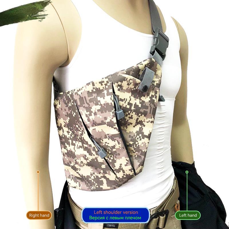Многофункциональная скрытая тактическая сумка для хранения оружия, кобура, мужская левая и правая нейлоновая сумка на плечо, противоугонная сумка, нагрудная сумка для охоты