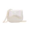 Charming And Stylish Children's Chain Bag With Bow Design Perfect For Daily Use
