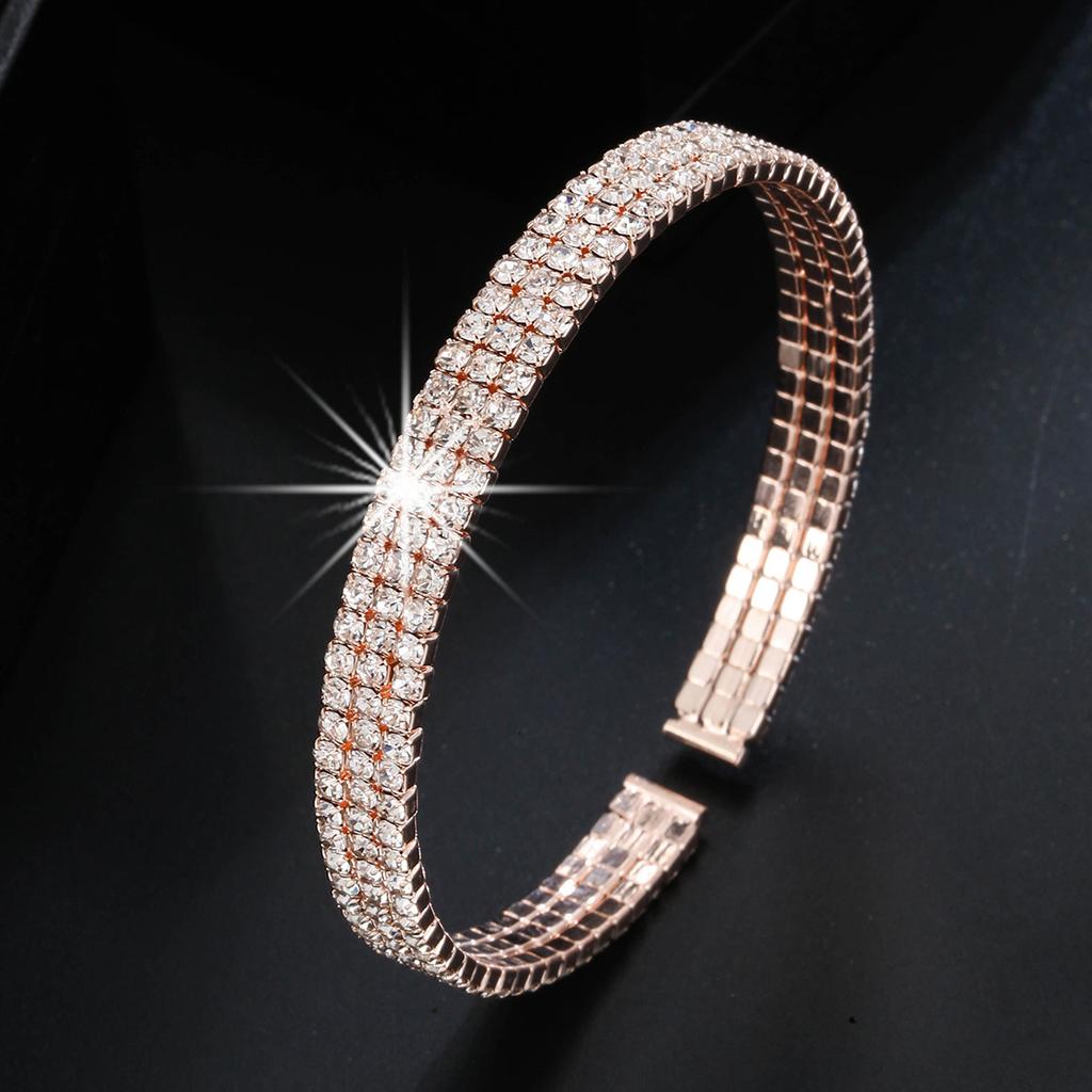 Fashionable New Simple Women's Bracelet with Exquisite Multi-row Bracelets
