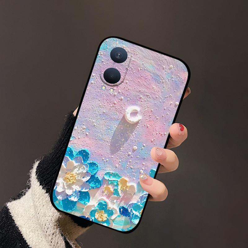 Чехол для Oneplus Nord CE 4 Lite Цветок Мягкий Силикон Милый Мультяшный Чехол для Телефона Для Oneplus Nord CE 4 Lite CE4 Задняя Крышка Защита