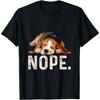 Нет Ленивый Бигль Любитель Собак Подарок Футболка Футболка для Мужчин Женщин Девочек Детей