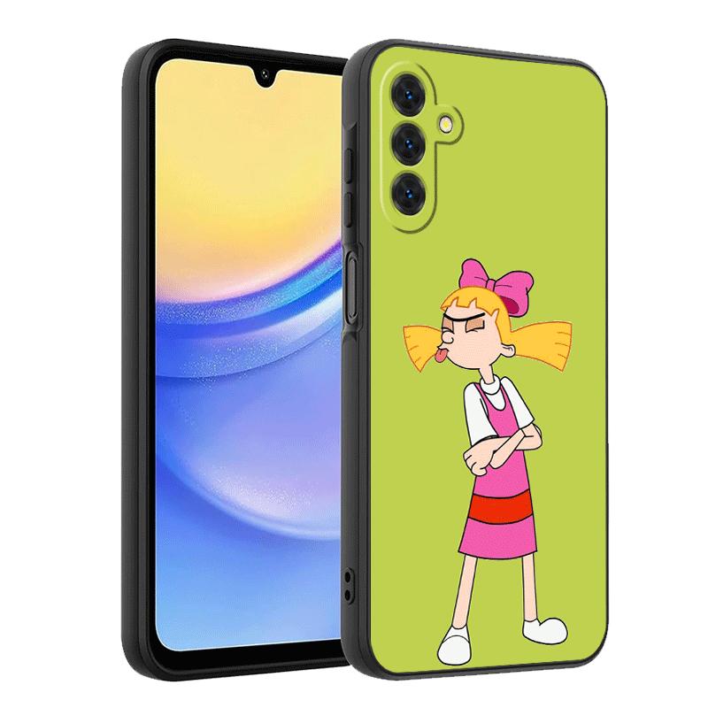 Мультяшный чехол для телефона Хей Арнольд Хельга Мягкий для Samsung A17 A37 A57 A16 A26 A36 A56 A15 A25 A35 A55 A14 A24 A34 A54 A13 A23 A33 A53
