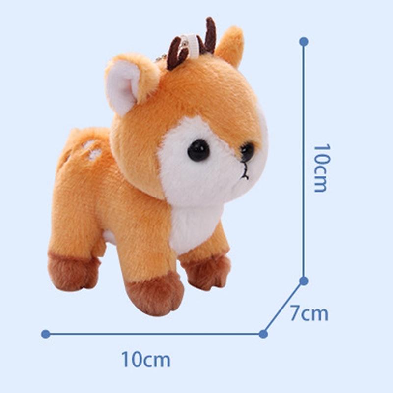 1 шт. Милая мультяшная лесная игрушка жираф, мягкая игрушка, маленькая кукла, брелок, рюкзак, кулон, подарки на день рождения, Рождество