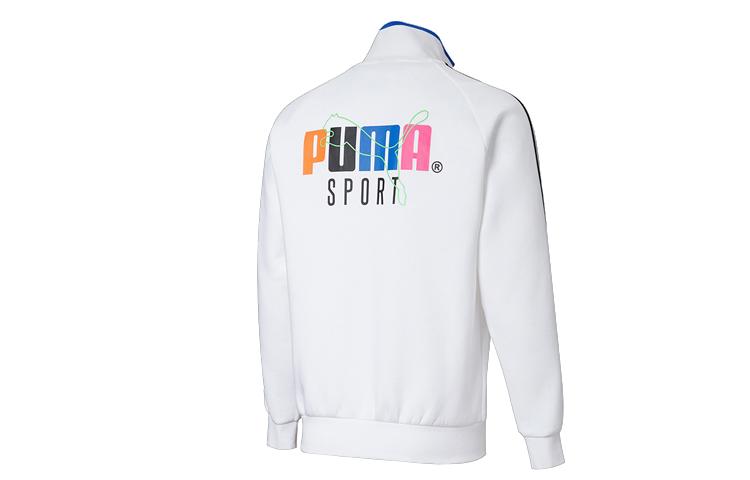 Puma Куртки Мужские Белый Воротник-стойка Умеренный Другое 598135-02