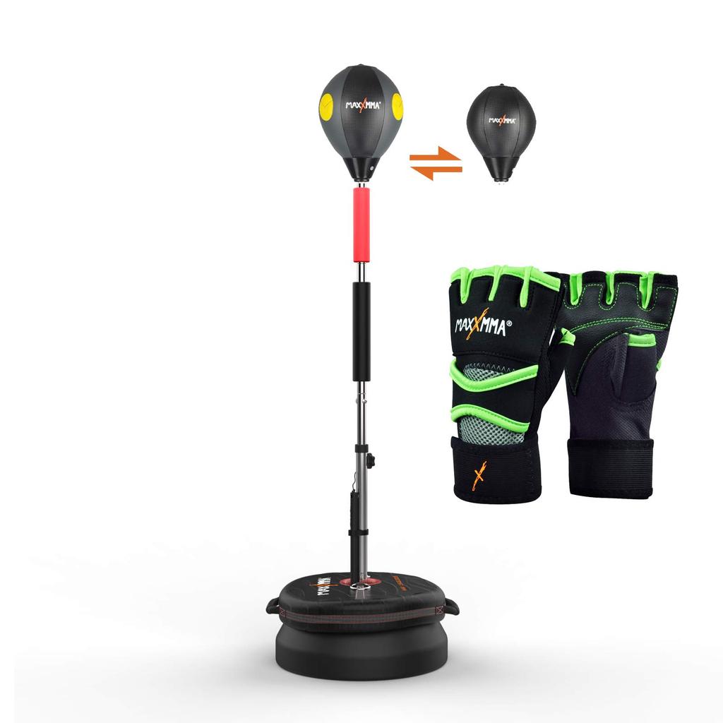 MaxxMMA боксерская груша Cobra Reflex Bag Speed Регулируемая высота отдельно стоящая боксерская груша Бокс ММА Тренировки Домашний тренажерный зал Тренировочное оборудование 2.0